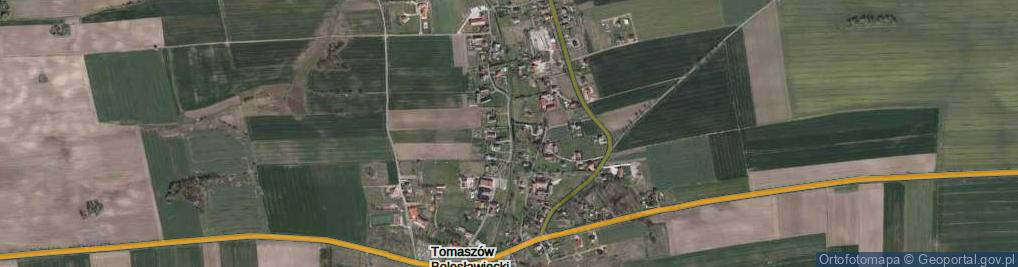Zdjęcie satelitarne Tomaszów Bolesławiecki ul.